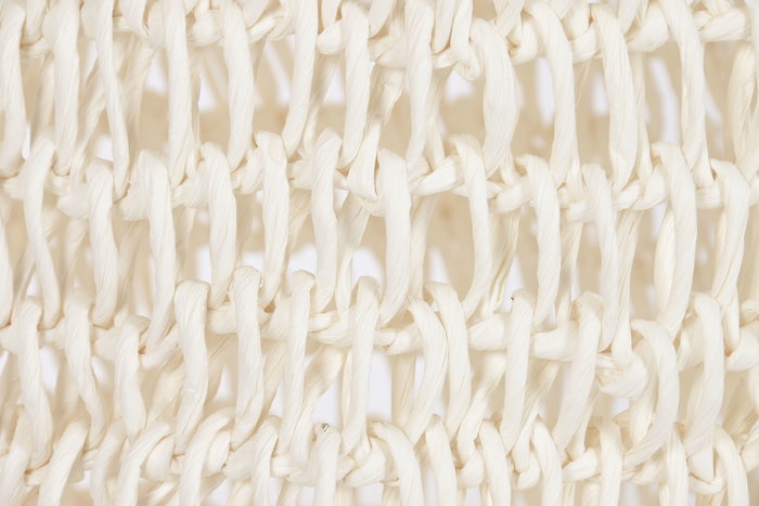 DKD Home Decor Lampara Techo Urban Crudo Fibra 40 x 40 x 80 cm