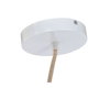 DKD Home Decor Lámpara de Techo de Fibra Trenzada Crudo 40x40x80 cm