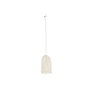 DKD Home Decor Lámpara de Techo de Fibra Trenzada Crudo 40x40x80 cm