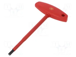 WIHA Llave allen aislada HEX 6mm con mango tipo T