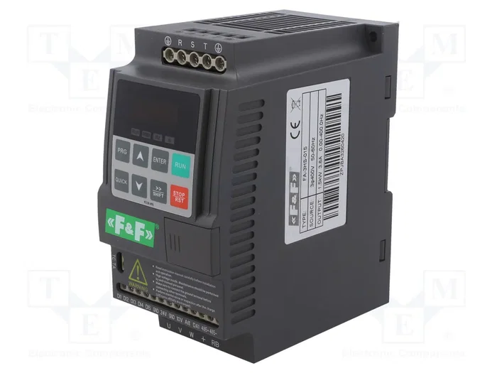 F&F Inversor de automatización 1,5kW 3x400VAC FA-3HS-015 F&F Inversor de automatización 1,5kW 3x400VAC FA-3HS-015
