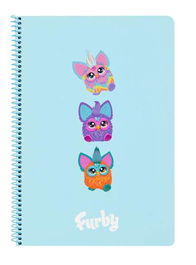 Libreta Furby Azul cielo A4 80 Hojas