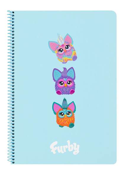 Libreta Furby Azul cielo A4 80 Hojas