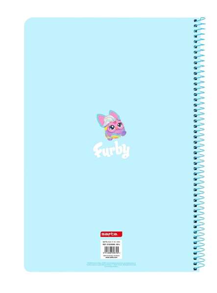 Libreta Furby Azul cielo A4 80 Hojas