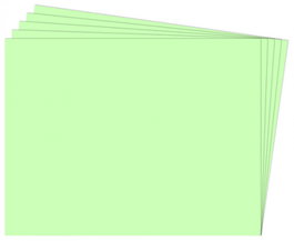 FIXO Paquete de 25 Cartulinas Verde Agua 50x65 cm 180 g