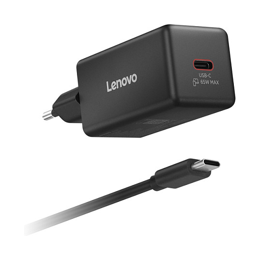 Lenovo 40AW65WBEU Cargador Mini USB-C GaN de 65W