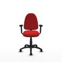 PIQUERAS Y CRESPO Silla de oficina Aýna Rojo con Brazos 2D