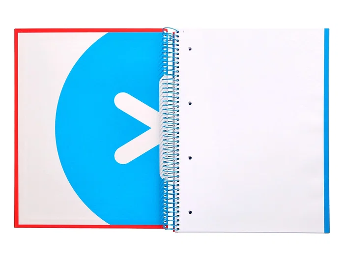 Antartik Cuaderno Espiral A4 Forrado 120 Hojas 90gr Cuadro 5mm Colores Surtidos