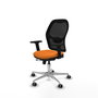 PIQUERAS Y CRESPO Silla de oficina Jorquera Naranja y Negro