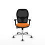 PIQUERAS Y CRESPO Silla de oficina Jorquera Naranja y Negro