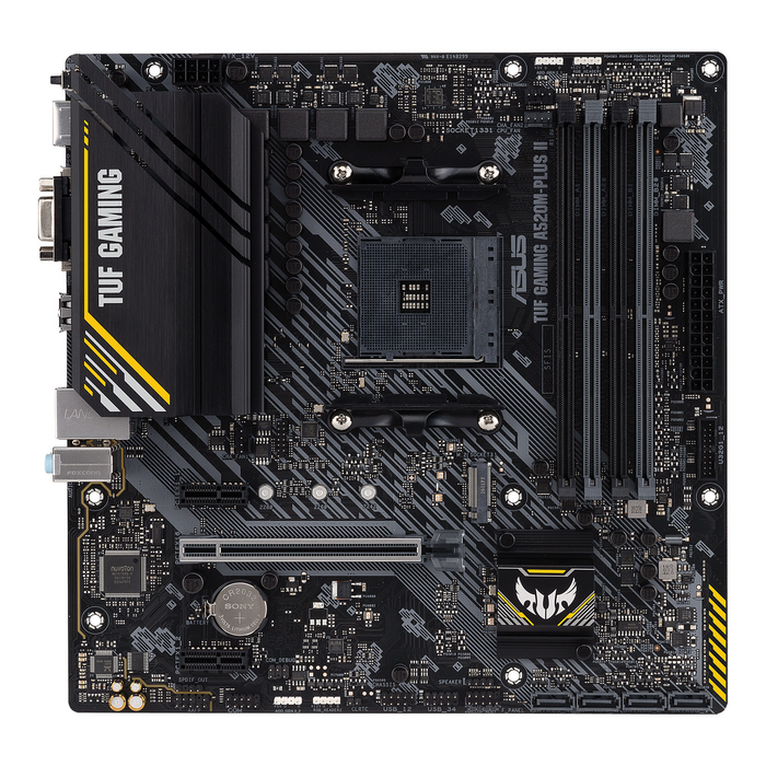 Asus TUF GAMING A520M-PLUS II Motherboard ATX, Socket AM4, AMD A520 Chipset, Black (90MB17G0-M0EAY0) Asus TUF GAMING A520M-PLUS II Motherboard ATX, Socket AM4, AMD A520 Chipset, Black (90MB17G0-M0EAY0)