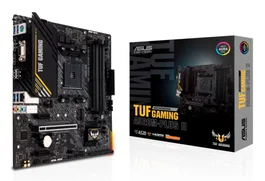 ASUS TUF GAMING A520M-PLUS II Placa Base AMD A520 Socket AM4 micro ATX - Compatible con AMD Ryzen 3000 & 5000 Series, Memoria DDR4 (128GB Máx.), PCIe, M.2, HDMI, DisplayPort