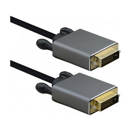 Helos Cable de Vídeo Premium 4K DVI-D a DVI-D de 5m, Negro