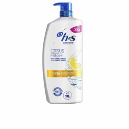 Head & Shoulders H&S CITRUS FRESH Champú Anticaspa Cabellos Grasos con Dosificador
