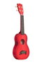 Ukelele Soprano Makala Rojo Sombreado Serie Delfín