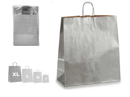 Pincello Bolsa Papel Plata Kraft Grande 46 x 59 x 0.2 cm (Set de 100)