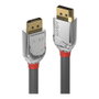 Lindy Cromo Line DisplayPort 1.4 Cable 2m Gris