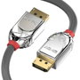 Lindy Cromo Line DisplayPort 1.4 Cable 2m Gris