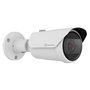 Hanwha Wisenet Cámara de Seguridad IP 5MP Bullet QNO-C8083R, PTZ Digital, Visión Nocturna 30m, Interior/Exterior, IP66, Blanco