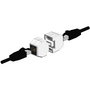ALLNET TP-TP Kupplung CAT6A Buchse 1:1 8-pol. RJ45 magnetische Sicherungskupplung PoE fähig bis zu 10GBit 50er Bulk Set