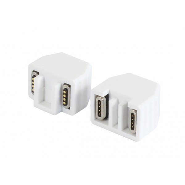 ALLNET TP-TP Kupplung CAT6A Buchse 1:1 8-pol. RJ45 magnetische Sicherungskupplung PoE fähig bis zu 10GBit 50er Bulk Set