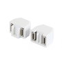 ALLNET TP-TP Kupplung CAT6A Buchse 1:1 8-pol. RJ45 magnetische Sicherungskupplung PoE fähig bis zu 10GBit 50er Bulk Set