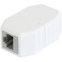 ALLNET TP-TP Kupplung CAT6A Buchse 1:1 8-pol. RJ45 magnetische Sicherungskupplung PoE fähig bis zu 10GBit 50er Bulk Set
