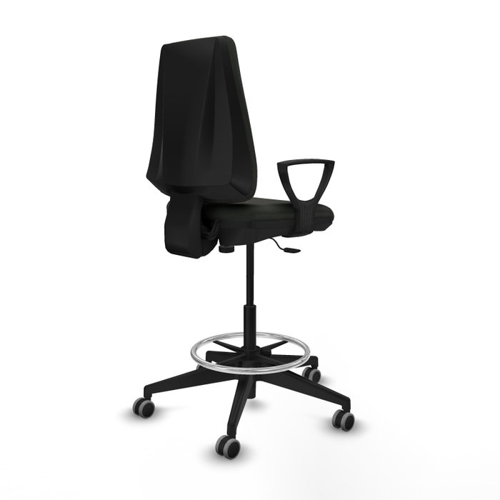 PIQUERAS Y CRESPO Taburete Elche CP Bali Negro