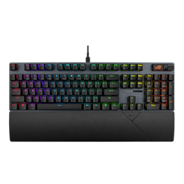 Asus ROG Strix Scope II X Teclado Gaming Mecánico USB NX Snow, RGB, Reposamuñecas Negro 90MP03XF-BKSA00
