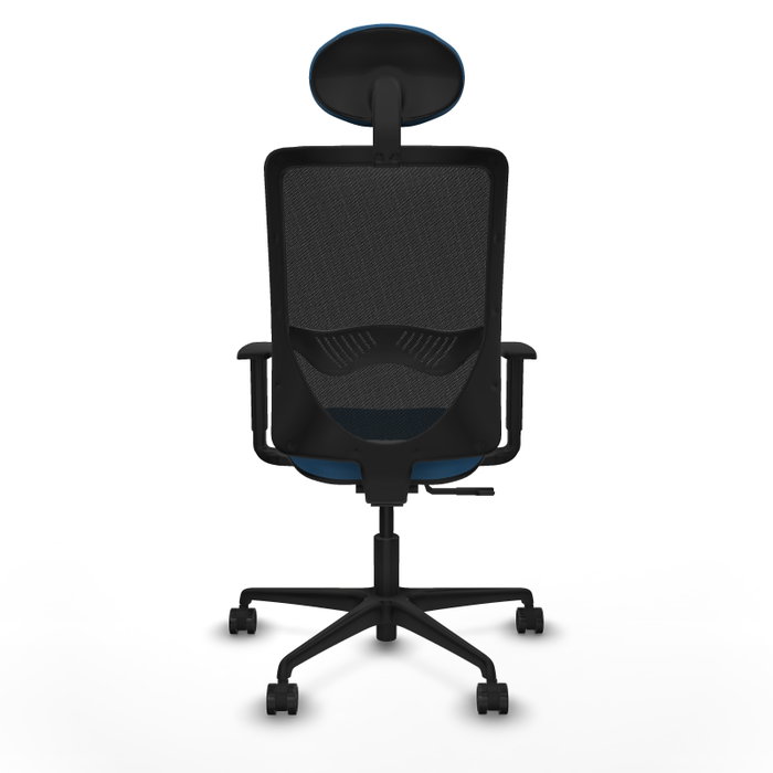 PIQUERAS Y CRESPO Silla de oficina Zulema con mecanismo Sincro, Azul claro y Negro PIQUERAS Y CRESPO Silla de oficina Zulema con mecanismo Sincro, Azul claro y Negro