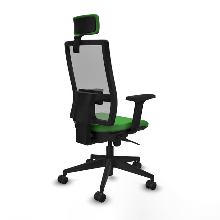 PIQUERAS Y CRESPO Silla de oficina Horna con mecanismo Sincro, Verde y Gris PIQUERAS Y CRESPO Silla de oficina Horna con mecanismo Sincro, Verde y Gris