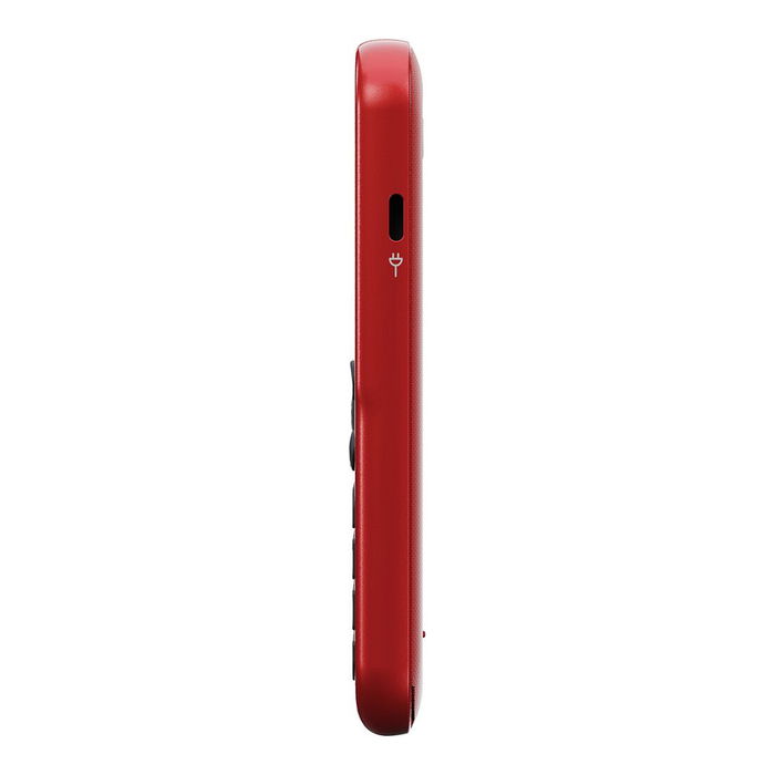 Doro Leva L10 Teléfono Móvil 4G Rojo - Pantalla 2.4", Cámara 2MP, Batería 1150mAh, Dual SIM