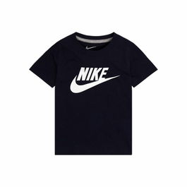 Camiseta de Manga Corta Nike Futura Ss Negro Azul oscuro
