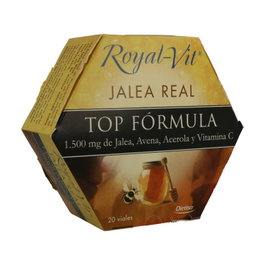 Dietisa Royal Vit Top Fórmula Jalea Real Complemento Alimenticio con Vitamina C 20 ampollas