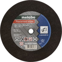 Metabo Flexiamant super 350x3,0x25,4 mm para acero