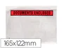 Q-connect Sobre Autoadhesivo Portadocumentos 165x122 mm Paquete de 100 Unidades