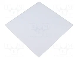 ORNO Panel decorativo de vidrio blanco mate 170x170x10mm
