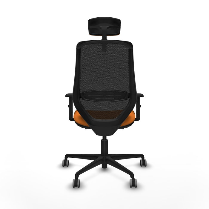 PIQUERAS Y CRESPO Silla de oficina Mardos con mecanismo Sincro/Traslack Naranja y Negro PIQUERAS Y CRESPO Silla de oficina Mardos con mecanismo Sincro/Traslack Naranja y Negro