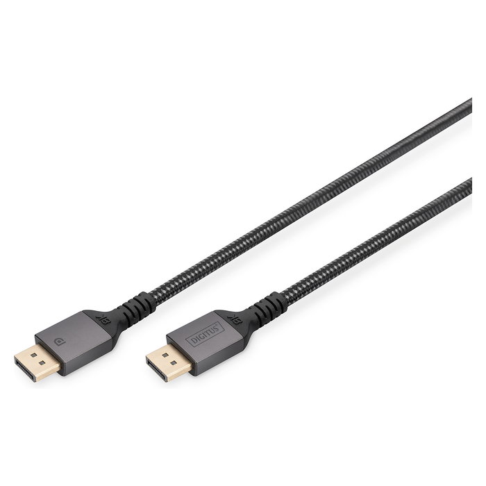 Digitus Cable DisplayPort 1.4 Macho a Macho 3m Negro 8K@60Hz Aluminum Digitus Cable DisplayPort 1.4 Macho a Macho 3m Negro 8K@60Hz Aluminum