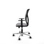 PIQUERAS Y CRESPO Silla de oficina Motilla Gris/Negro con mecanismo Sincro/Traslack