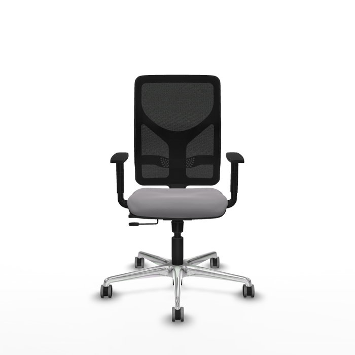 PIQUERAS Y CRESPO Silla de oficina Motilla Gris/Negro con mecanismo Sincro/Traslack PIQUERAS Y CRESPO Silla de oficina Motilla Gris/Negro con mecanismo Sincro/Traslack