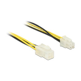 DeLOCK 84954 Cable de alimentación interna P4 de 4 pines a P4 de 4 pines, 30 cm