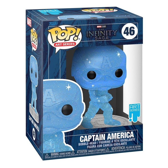 Funko Pop Marvel Infinity Saga Capitán América Figura de Vinilo 9 cm