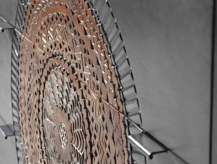 GINER Y COLOMER Cómoda de Madera de Mango con Patas de Metal Gris y Marrón, 3 Cajones GINER Y COLOMER Cómoda de Madera de Mango con Patas de Metal Gris y Marrón, 3 Cajones