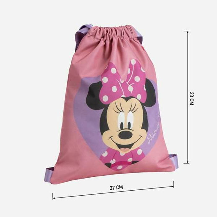 Cerdá Saquito Escolar Minnie Disney Rosa