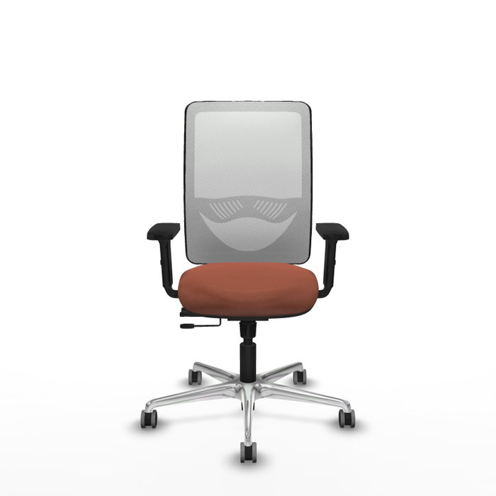 PIQUERAS Y CRESPO Silla de oficina Zulema con mecanismo Sincro/Traslack, Marrón y Blanco PIQUERAS Y CRESPO Silla de oficina Zulema con mecanismo Sincro/Traslack, Marrón y Blanco