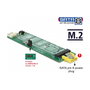 DeLOCK 63917 Convertidor de SATA de 8 pines a ranura M.2 Key B