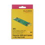 DeLOCK 63917 Convertidor de SATA de 8 pines a ranura M.2 Key B