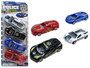 Rama - Coche de Policía Juguete en Blister, Pack 4 Piezas, 12.5x35x3.5 cm, para niños a partir de 3 años
