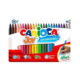 Carioca Joy 24 Rotuladores Lavables Colores Surtidos